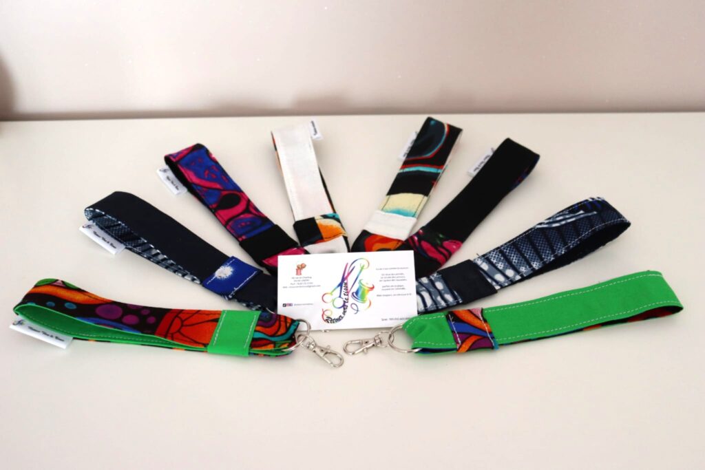 Porte clés multicolores
